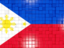 Philippines. Mosaic background. Download icon.