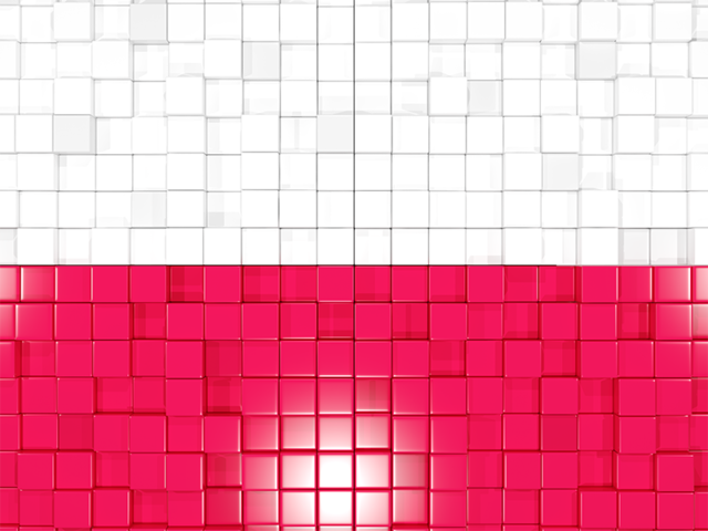 Mosaic background. Download flag icon of Poland at PNG format