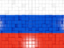 Russia. Mosaic background. Download icon.