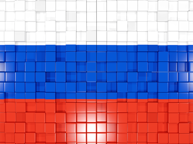 Mosaic background. Download flag icon of Russia at PNG format