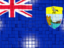 Острова Святой Елены, Вознесения и Тристан-да-Кунья. Флаг-мозаика. Скачать иллюстрацию.