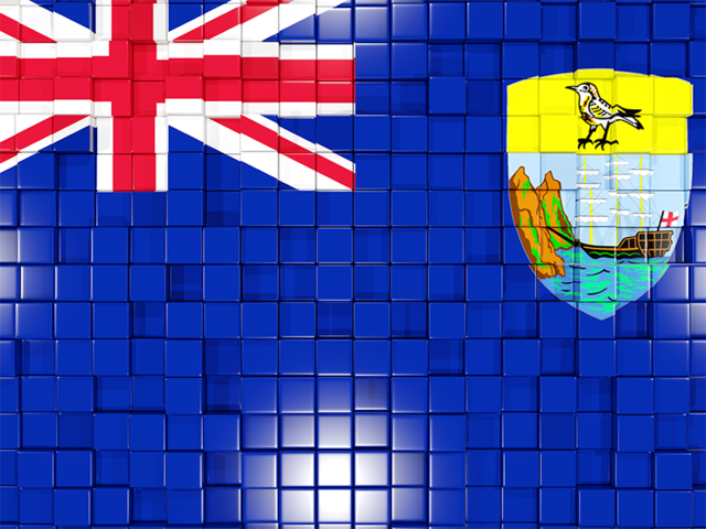 Mosaic background. Download flag icon of Saint Helena at PNG format