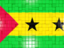 Sao Tome and Principe. Mosaic background. Download icon.