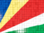 Seychelles. Mosaic background. Download icon.