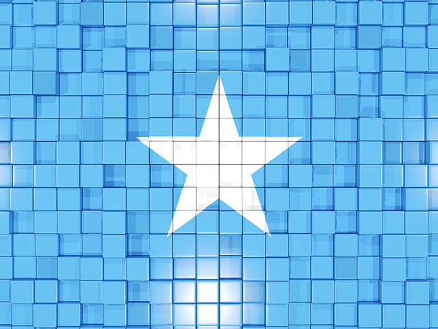 Mosaic background. Download flag icon of Somalia at PNG format