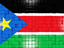 South Sudan. Mosaic background. Download icon.