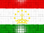 Tajikistan. Mosaic background. Download icon.