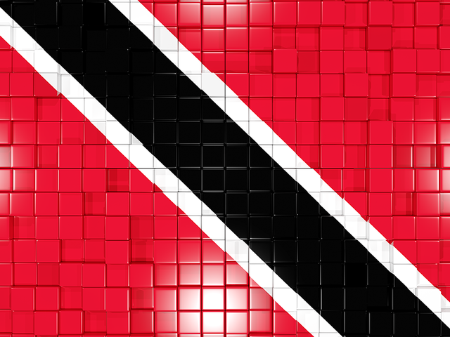 Mosaic background. Download flag icon of Trinidad and Tobago at PNG format