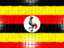 Уганда. Флаг-мозаика. Скачать иллюстрацию.