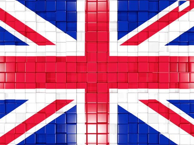 Mosaic background. Download flag icon of United Kingdom at PNG format