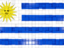 Уругвай. Флаг-мозаика. Скачать иконку.