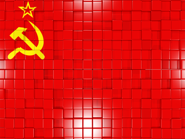 Флаг-мозаика. Скачать флаг. СССР