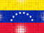 Venezuela. Mosaic background. Download icon.