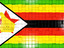 Zimbabwe. Mosaic background. Download icon.