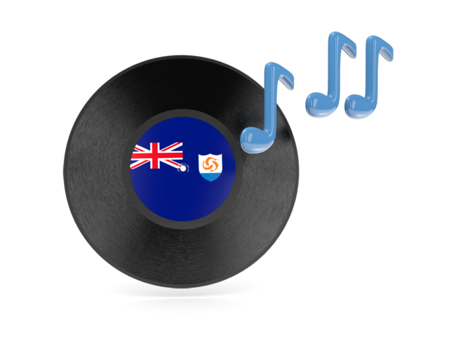 Music icon. Download flag icon of Anguilla at PNG format