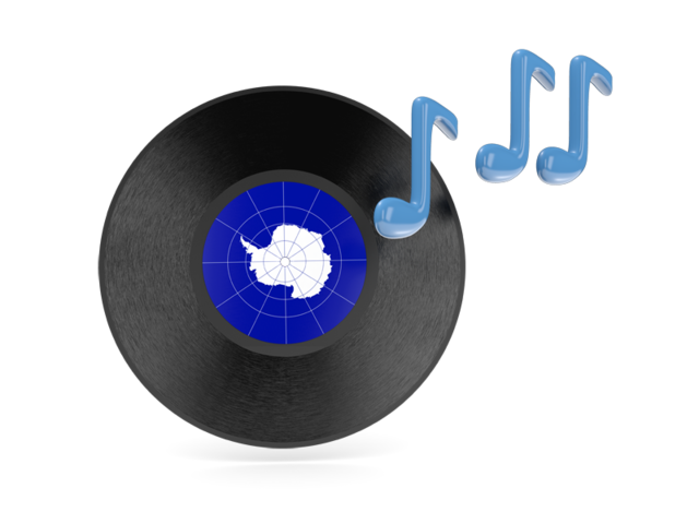 Music icon. Download flag icon of Antarctica at PNG format