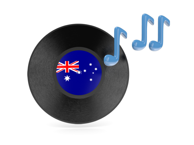 Music icon. Download flag icon of Australia at PNG format