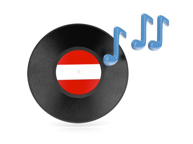 Music icon. Download flag icon of Austria at PNG format