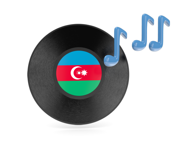 Music icon. Download flag icon of Azerbaijan at PNG format