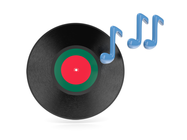 Music icon. Download flag icon of Bangladesh at PNG format