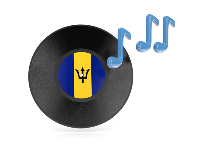 Music icon. Download flag icon of Barbados at PNG format