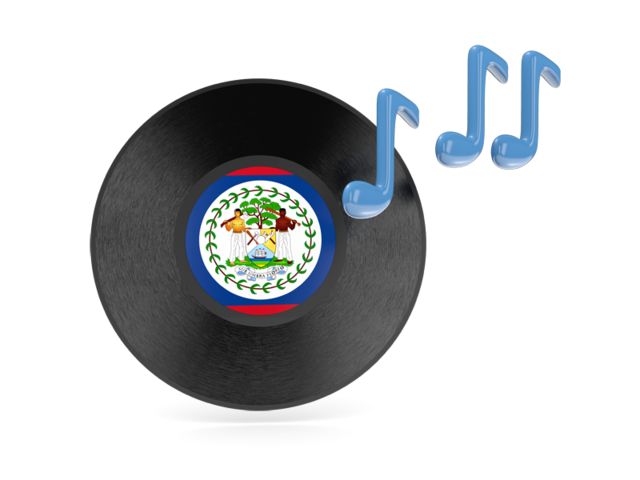 Music icon. Download flag icon of Belize at PNG format