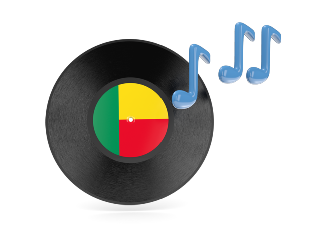 Music icon. Download flag icon of Benin at PNG format