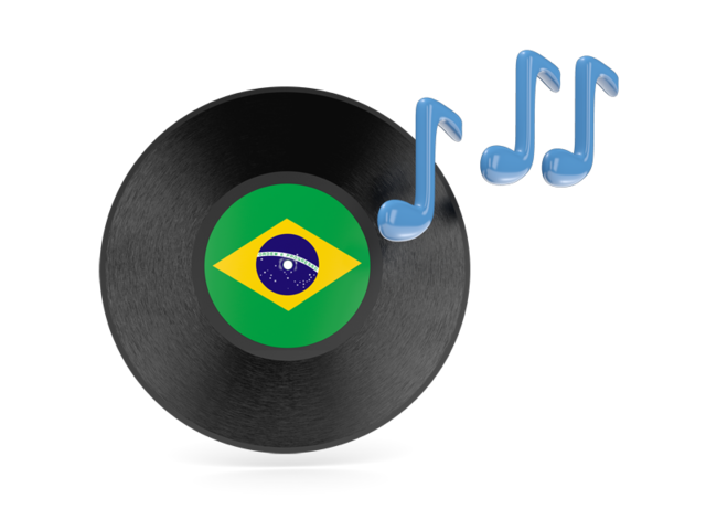 Music icon. Download flag icon of Brazil at PNG format