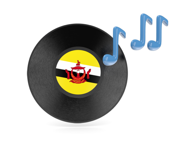 Music icon. Download flag icon of Brunei at PNG format