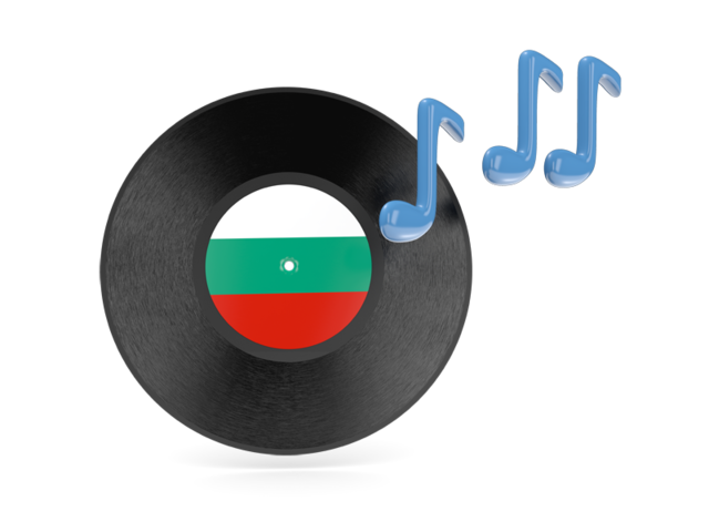 Музыкальная иконка. Скачать флаг. Болгария