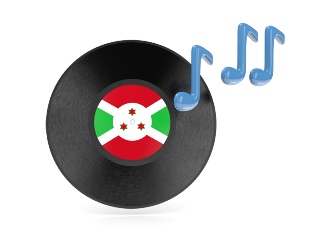 Music icon. Download flag icon of Burundi at PNG format