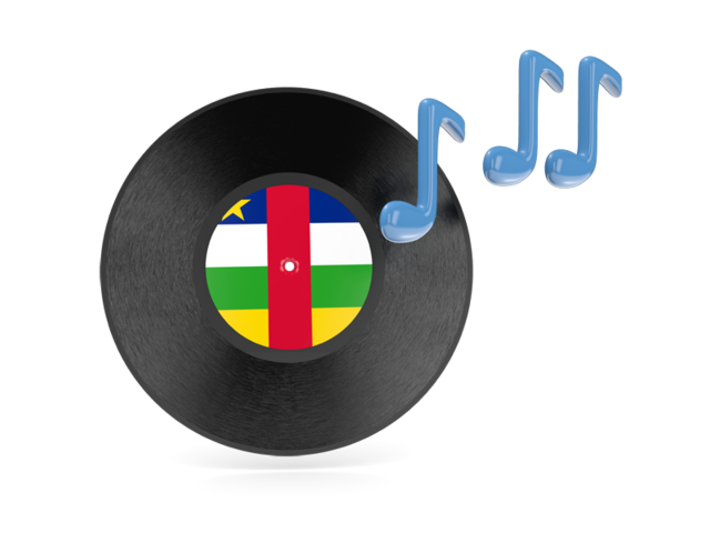 Music icon. Download flag icon of Central African Republic at PNG format