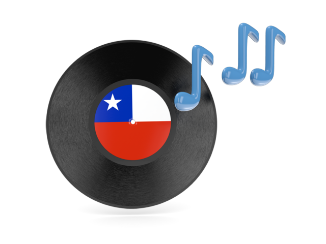 Music icon. Download flag icon of Chile at PNG format