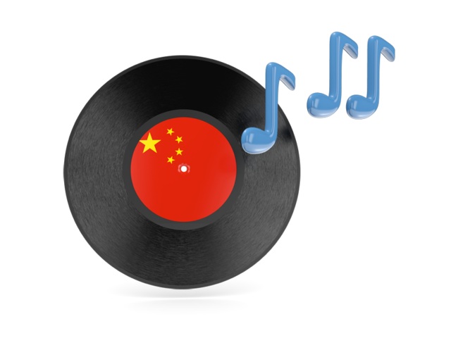 Music icon. Download flag icon of China at PNG format