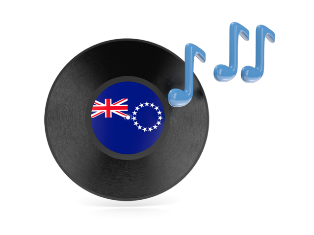Music icon. Download flag icon of Cook Islands at PNG format