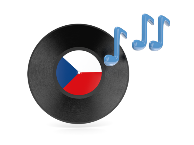 Music icon. Download flag icon of Czech Republic at PNG format