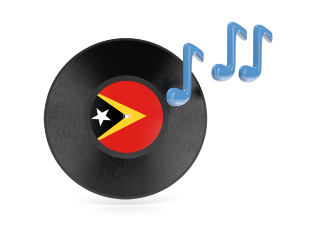 Music icon. Download flag icon of East Timor at PNG format