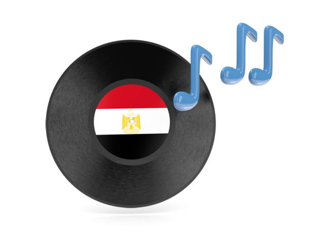 Music icon. Download flag icon of Egypt at PNG format