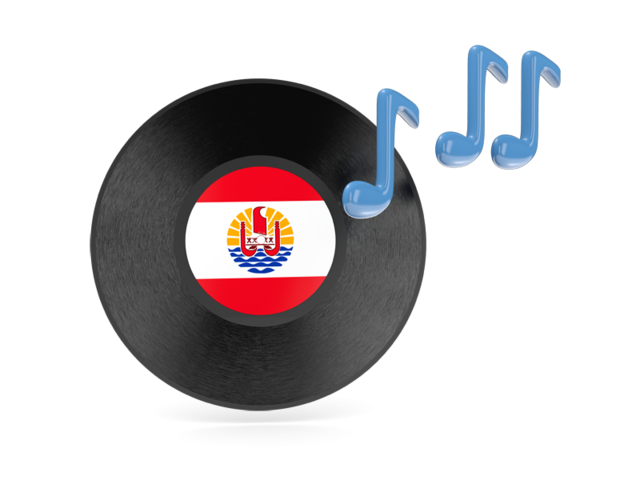 Music icon. Download flag icon of French Polynesia at PNG format