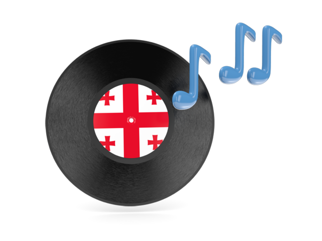 Music icon. Download flag icon of Georgia at PNG format