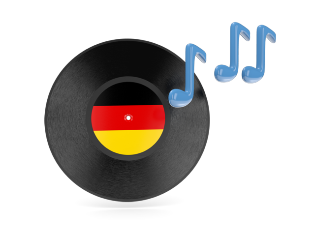 Music icon. Download flag icon of Germany at PNG format