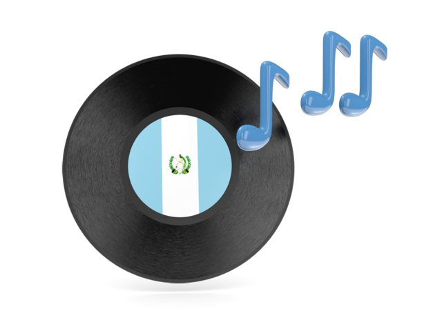 Music icon. Download flag icon of Guatemala at PNG format