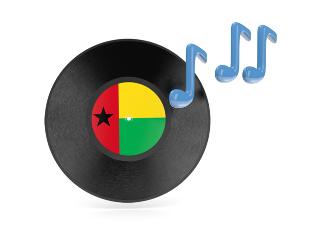 Музыкальная иконка. Скачать флаг. Гвинея-Бисау