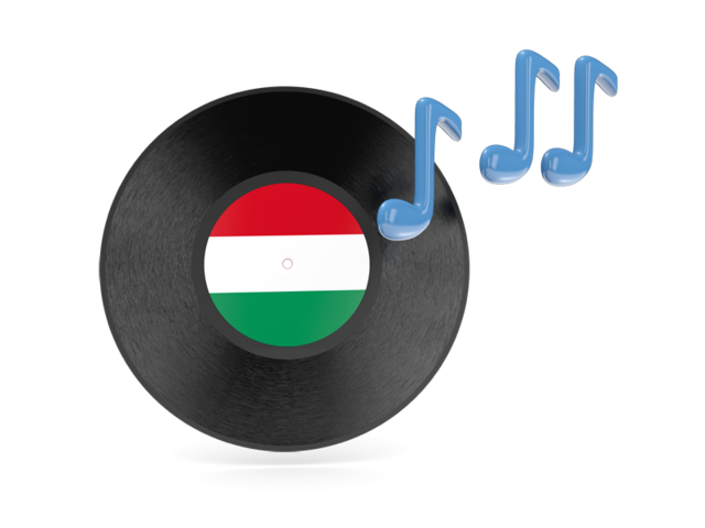 Музыкальная иконка. Скачать флаг. Венгрия