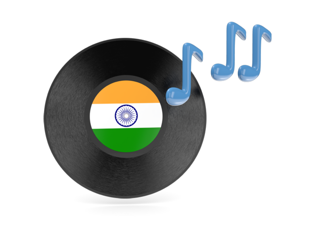 Музыкальная иконка. Скачать флаг. Индия