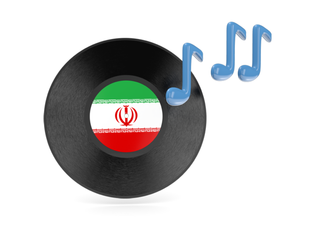 Music icon. Download flag icon of Iran at PNG format