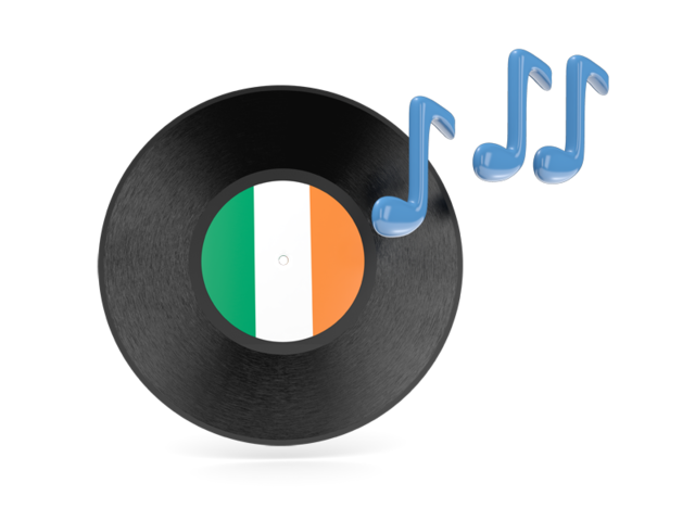 Music icon. Download flag icon of Ireland at PNG format