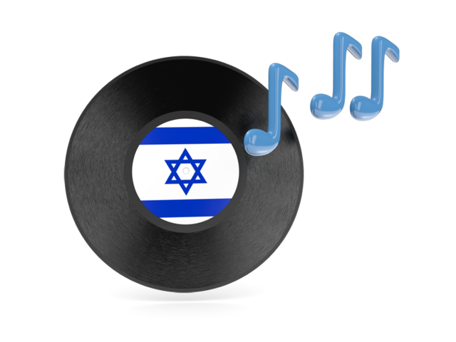 Music icon. Download flag icon of Israel at PNG format