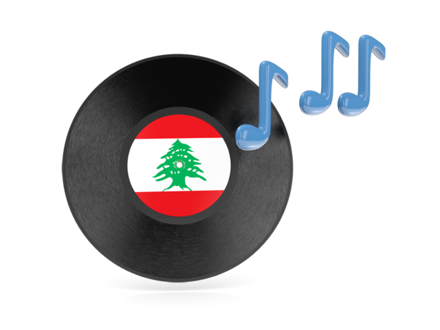 Music icon. Download flag icon of Lebanon at PNG format