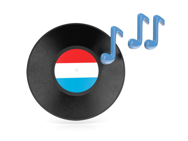 Music icon. Download flag icon of Luxembourg at PNG format